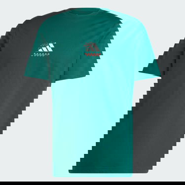 Tričko adidas Performance Lounge Pizza Graphic T-Shirt Zelené | JJ4017, 3