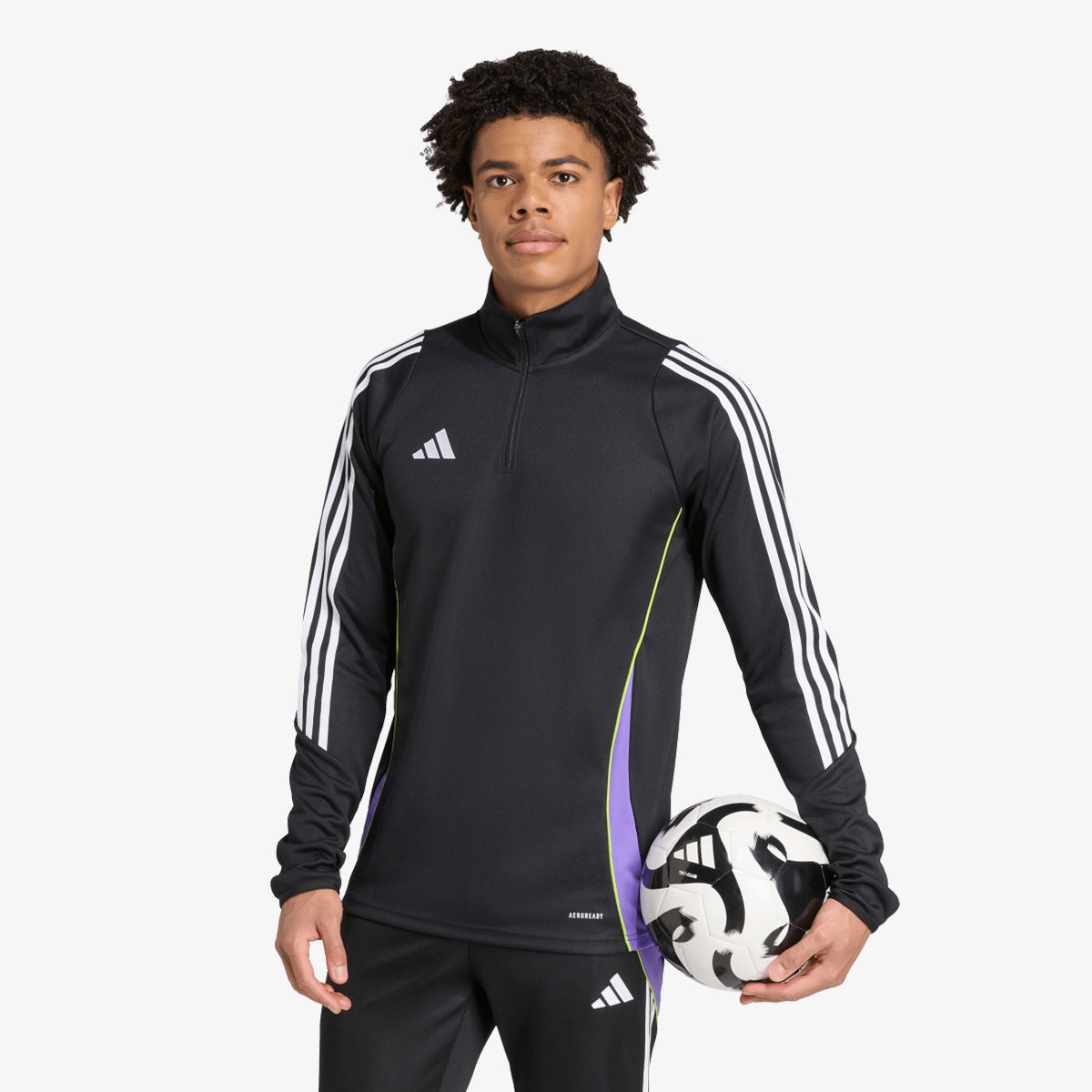 Mikina adidas Performance Tiro 24 Training 1/4 Zip Top Čierna | JW4375, 1