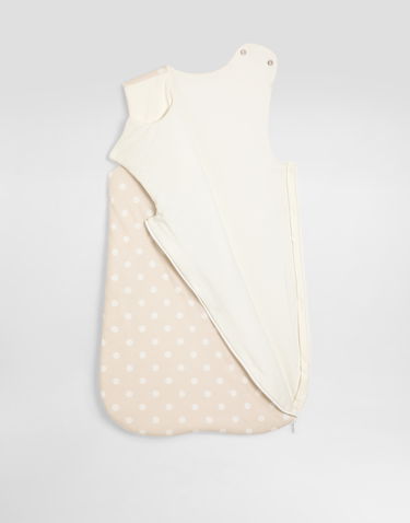 Pyžamo Dolce & Gabbana Dolce & Gabbana Newborn Polka Dot Jersey Baby Nest Béžová | LNJAH6G7PJFS9000, 1