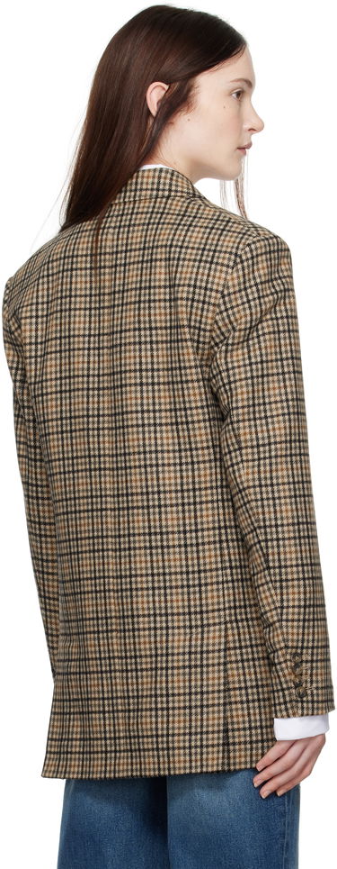 Bunda A.P.C. A.P.C. Anastasia Barbieri Edition Valentina Double-Breasted Blazer Hnedá | WOARU-F03229, 2