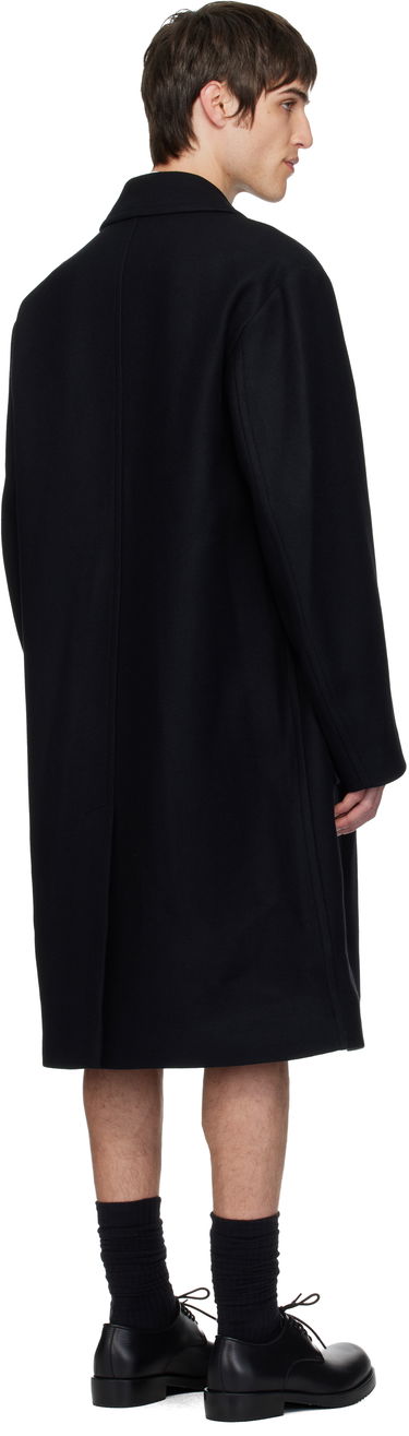 Kabáty Dries Van Noten Dries Van Noten Wool Coat Čierna | 252-020209-2216, 2