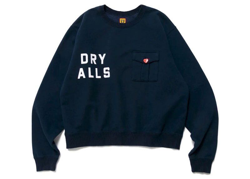 Mikina Human Made Military Sweatshirt Navy | HM24CS017