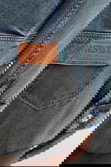 Bunda KENZO Kenzo Denim Jacket Modrá | FF52DV2506S7.DS, 3