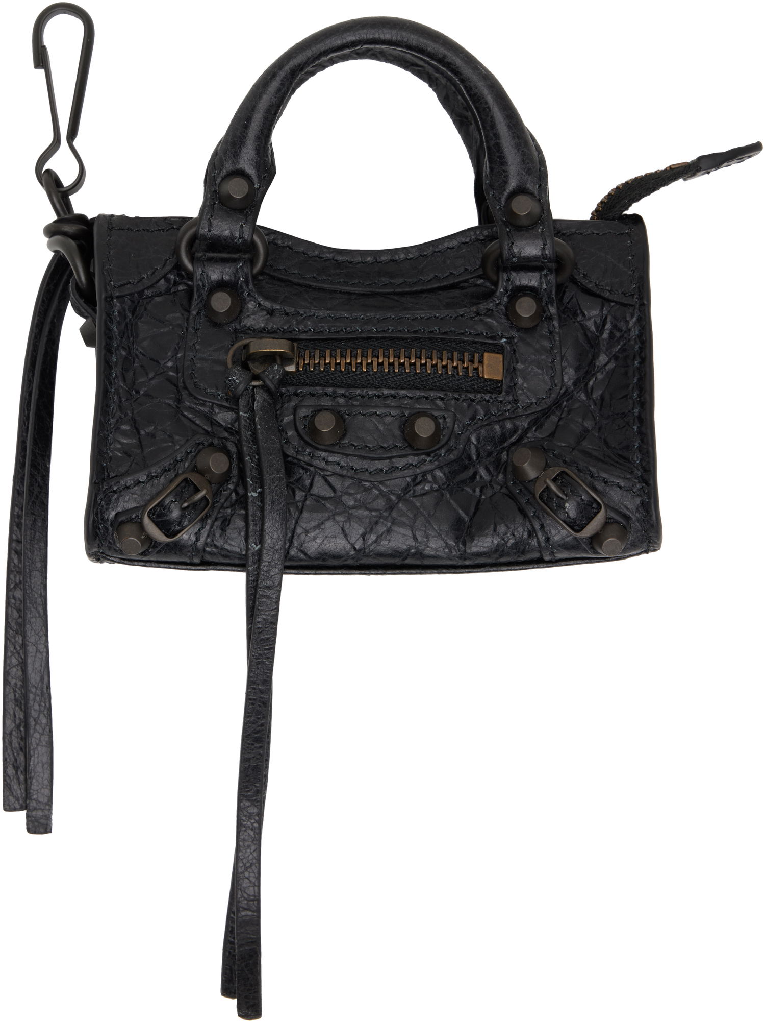Kľúčenka Balenciaga Balenciaga 'Le City' Micro Bag Charm Čierna | 819471 2ABEK, 0