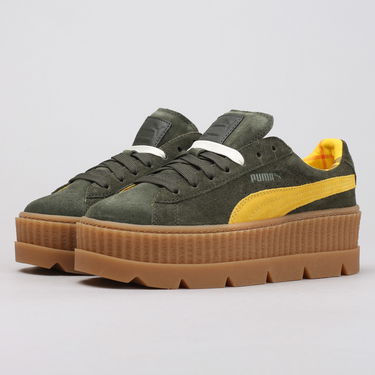 Tenisky a topánky Puma Cleated CreeperSuede Wn's rosin - lemon - vanilla ice Šedá | 366268 01, 0