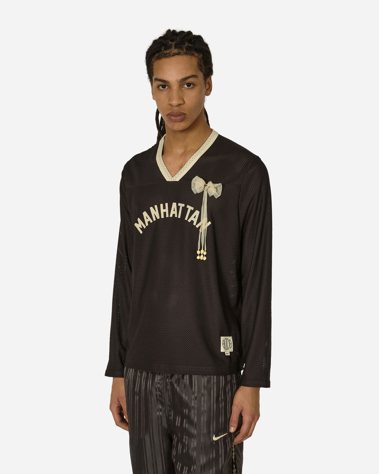 Sveter Nike BODE x Mesh Jersey Brown/Cream Čierna | FJ8794-235, 1