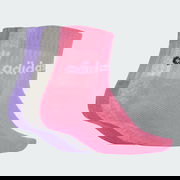 Linear Ankle Quarter Socks - 3 Pairs