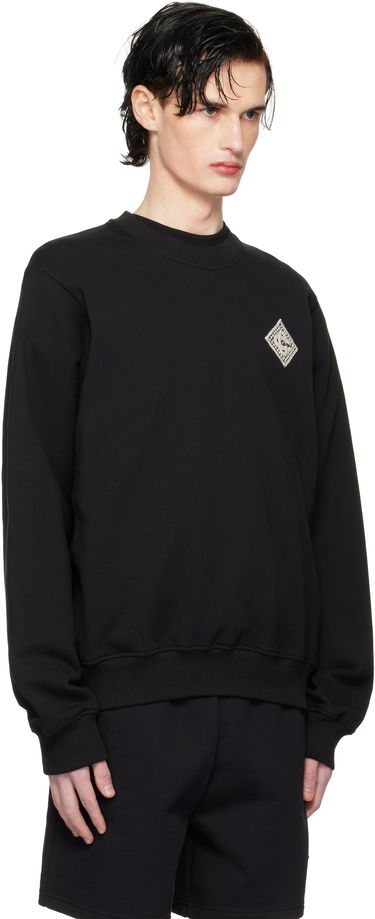 Sveter Casablanca Pearl Diamond Patch Sweatshirt Čierna | MPS25-JTP-293-06, 1