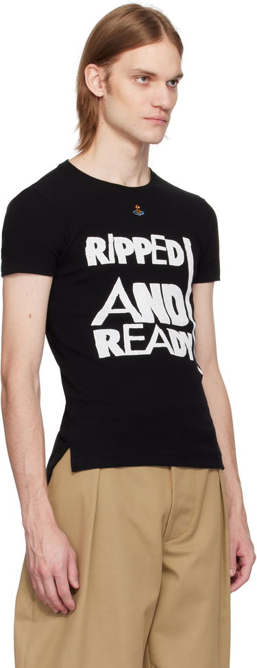 Tričko Vivienne Westwood Vivienne Westwood 'Ripped & Ready' T-Shirt Čierna | 3G01003I-J009C-, 1