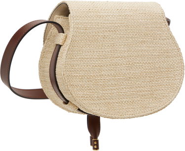 Taška cez rameno CHLOÉ Chloé Small Marcie Saddle Bag Béžová | CH25US680P19, 2