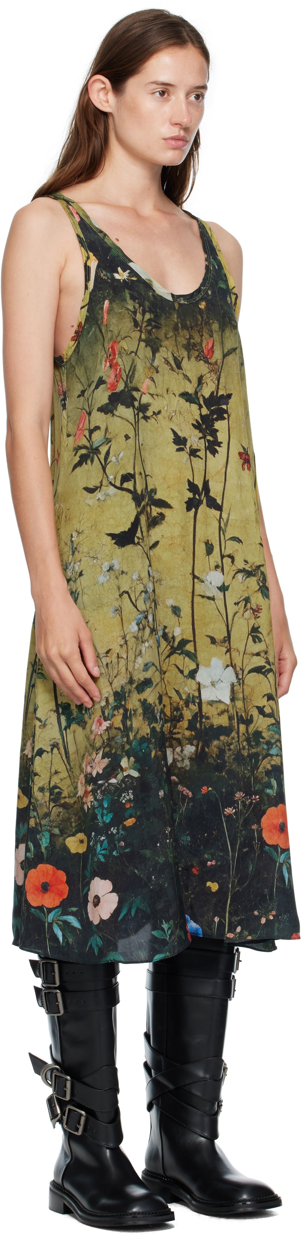 Šaty R13 R13 Floral Print Tank Midi Dress Rôznofarebný | R13WR296-R587A, 1
