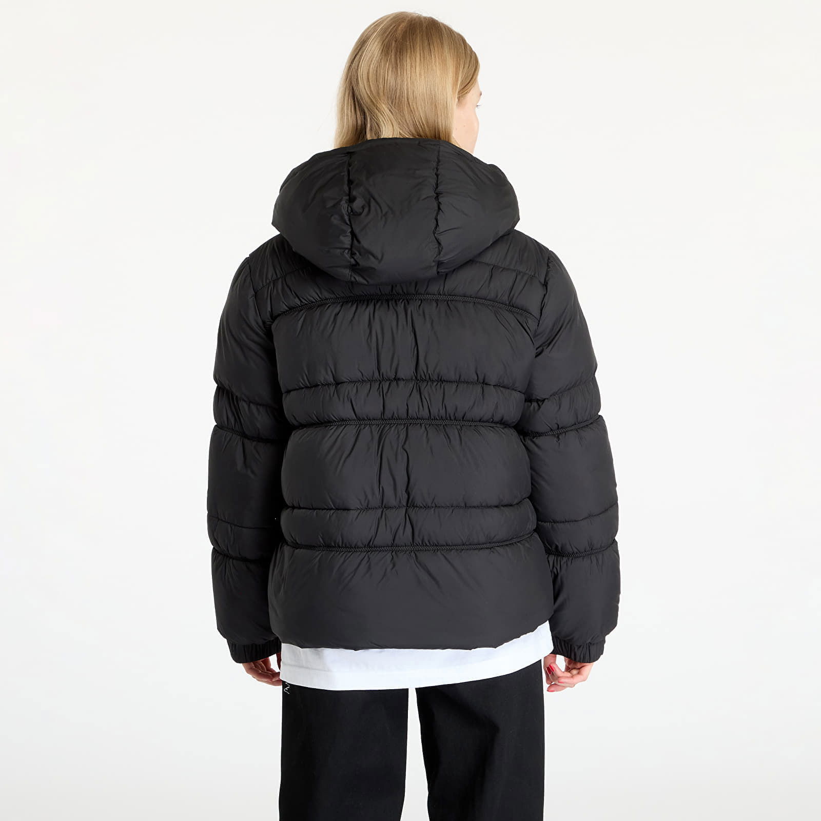 Quilt Rouch Tape Jacket Black