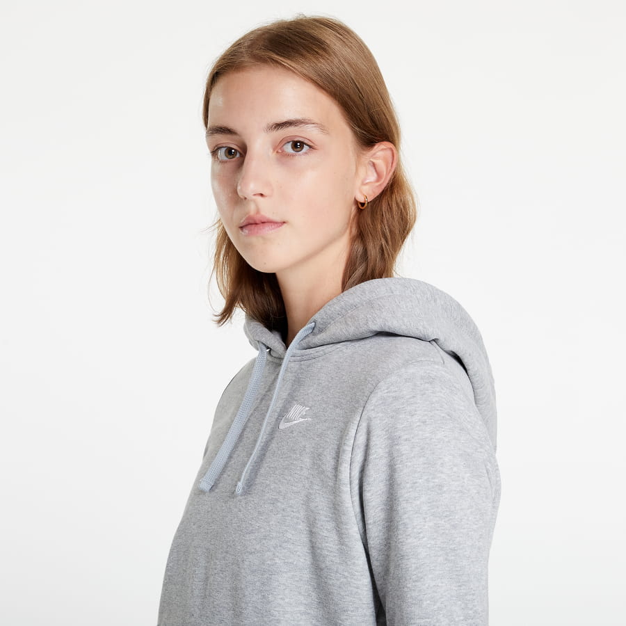 Mikina Nike Sportswear Club Fleece Hoodie Šedá | DQ5793-063, 1