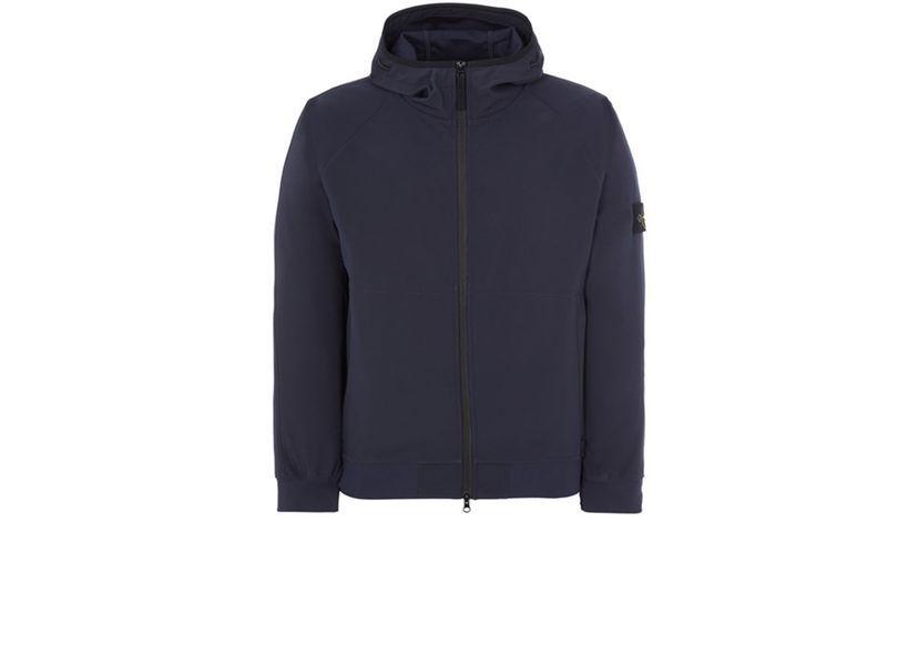 Bunda Stone Island 40927 Light Soft Shell-R E.Dye Technology In Recycled Polyester Navy | 40927