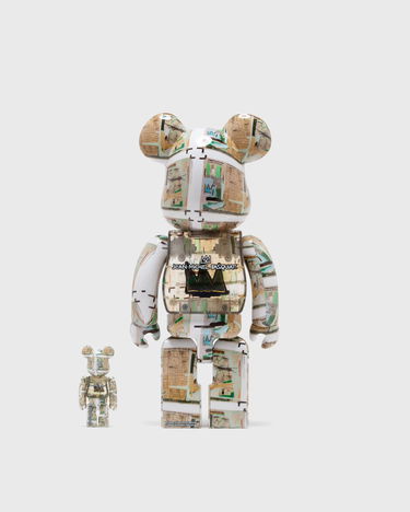Zberateľské Medicom Toy BEARBRICK 100% 400% JEAN-MICHEL BASQUIAT KING PLEASURE Rôznofarebný | MED2277, 1