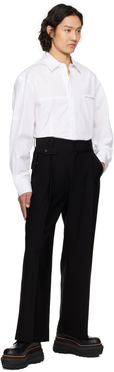 Košeľa Feng Chen Wang Feng Chen Wang Paneled Shirt Biela | FUS19SR21, 4