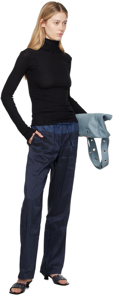 Tričko Baserange Turtleneck Long Sleeve Top Čierna | TTOMT-RI-000, 3