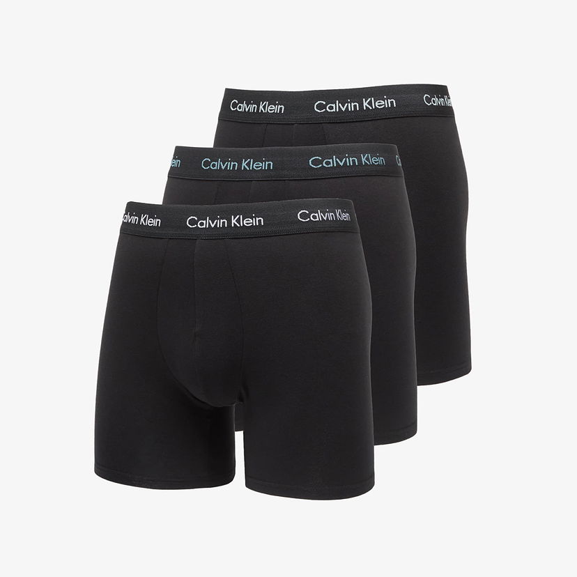 Boxerky CALVIN KLEIN Boxer Brief 3-Pack Black Čierna | NB1770A Q5F