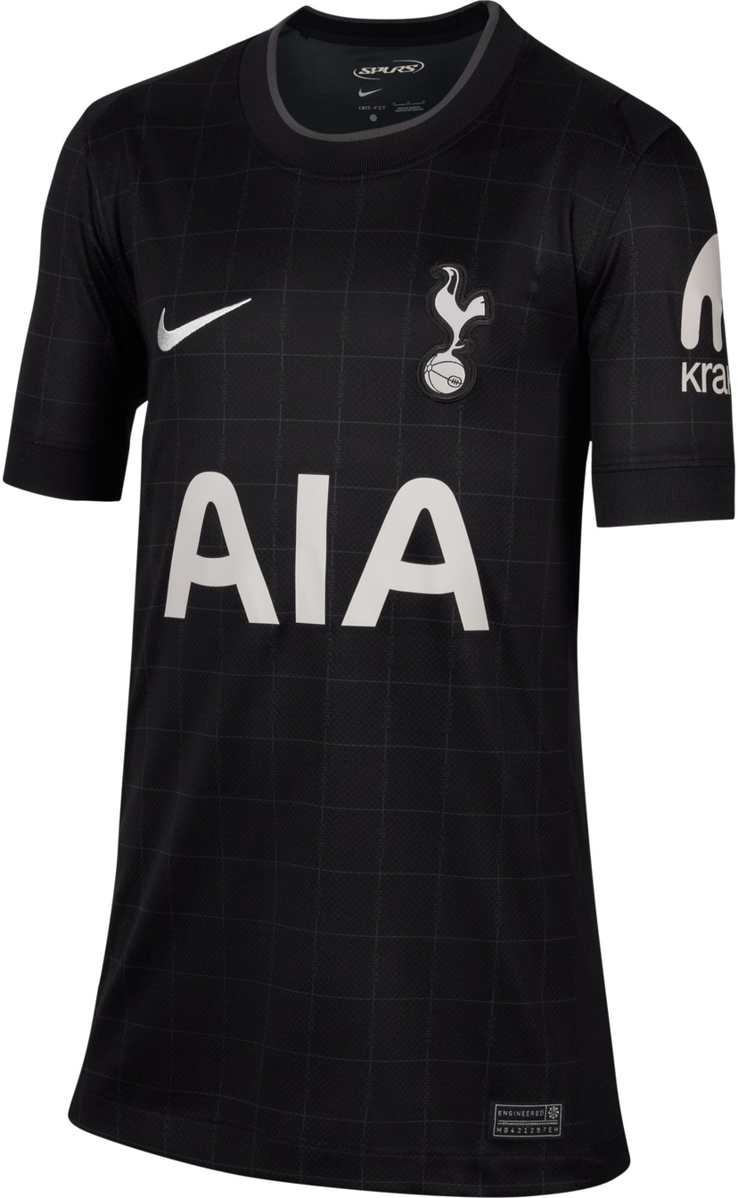 Dres Nike Dri-FIT Tottenham Hotspur FC Stadium Away Jersey 2025/26 Kids Čierna | hj5296-011