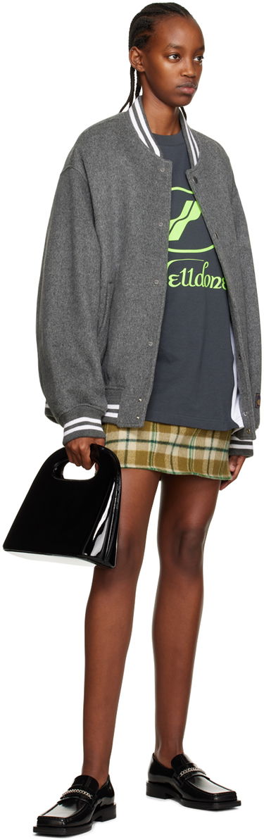 Bomber bunda We11done We11done Oversized Bomber Jacket Šedá | WD-JP3-22-029-U-MG, 3