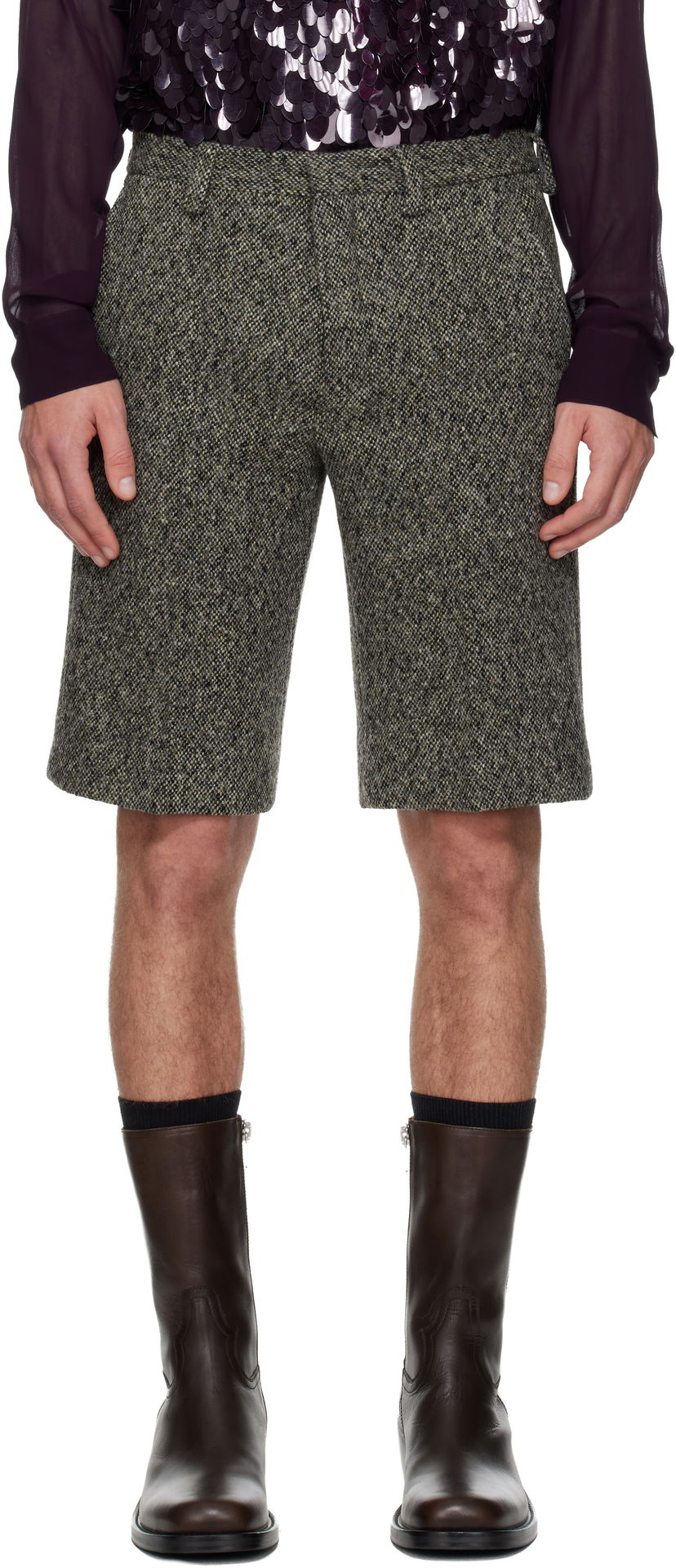 Šortky Dries Van Noten Dries Van Noten Tailored Wool Shorts Rôznofarebný | 252-020994-2261