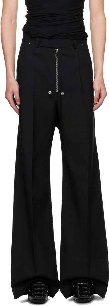 Nohavice Rick Owens Rick Owens Concordians Wide Bela Tailored Trousers Čierna | RU02E1354 WGP, 0