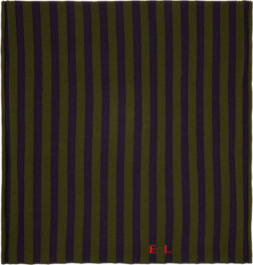 Šál Eckhaus Latta Eckhaus Latta Keyboard Striped Knit Scarf Fialová | 8256-EL-PF25-M -