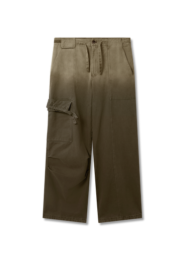 Cargo nohavice AXEL ARIGATO Dax Faded Wide-Leg Cargo Trousers Zelené | A3306001, 0
