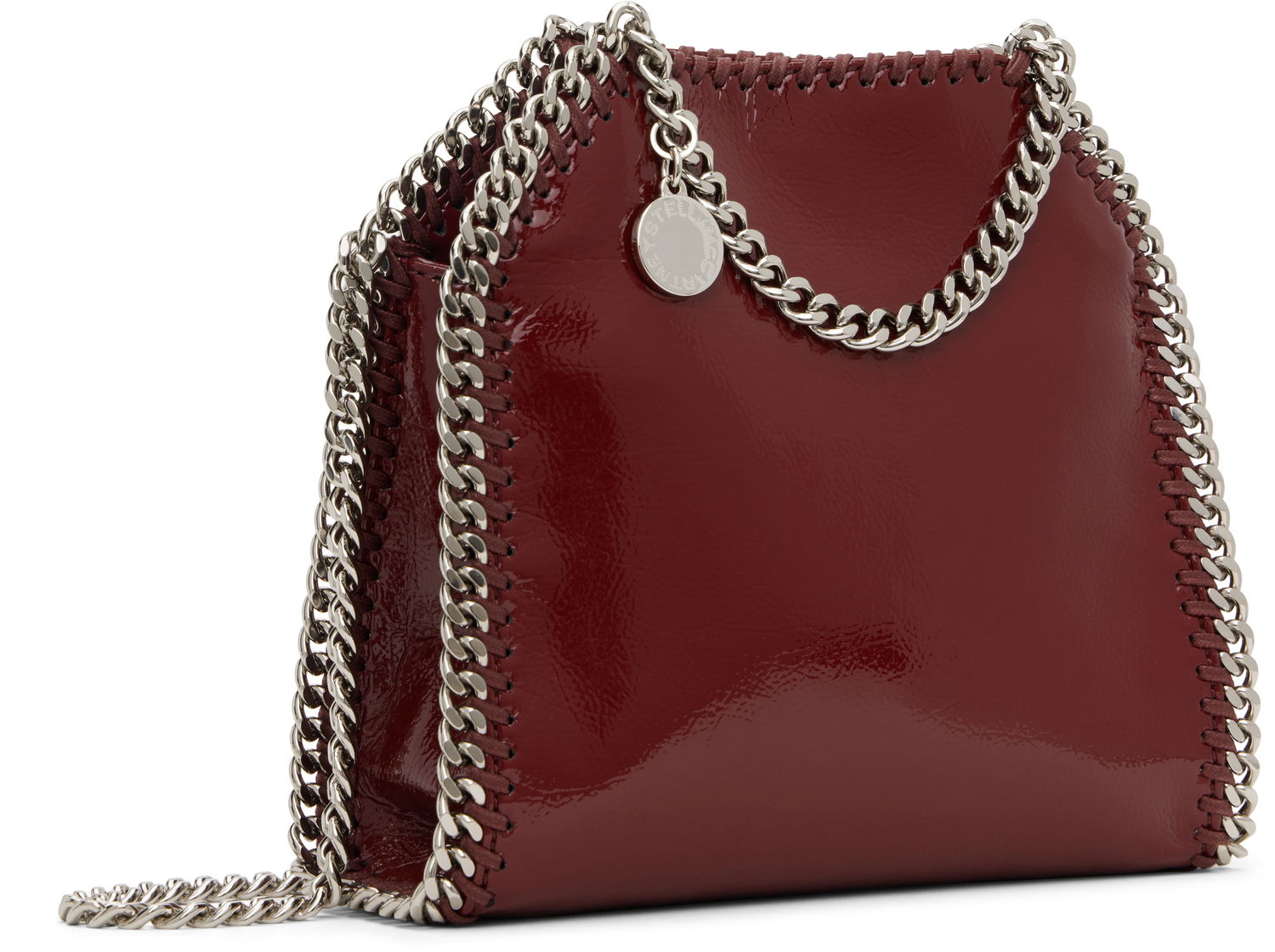 Taška cez rameno Stella McCartney Tiny Falabella Shoulder Bag Vínová | 391698WP0495, 1