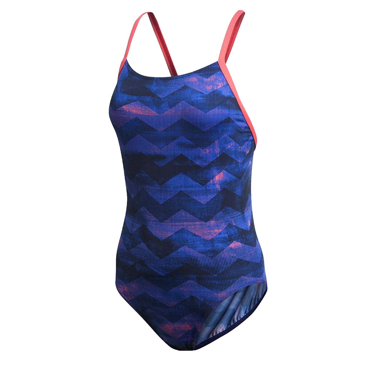 Plavky adidas Originals PER+ Chevron Print One-Piece Swimsuit Rôznofarebný | DH2411, 0