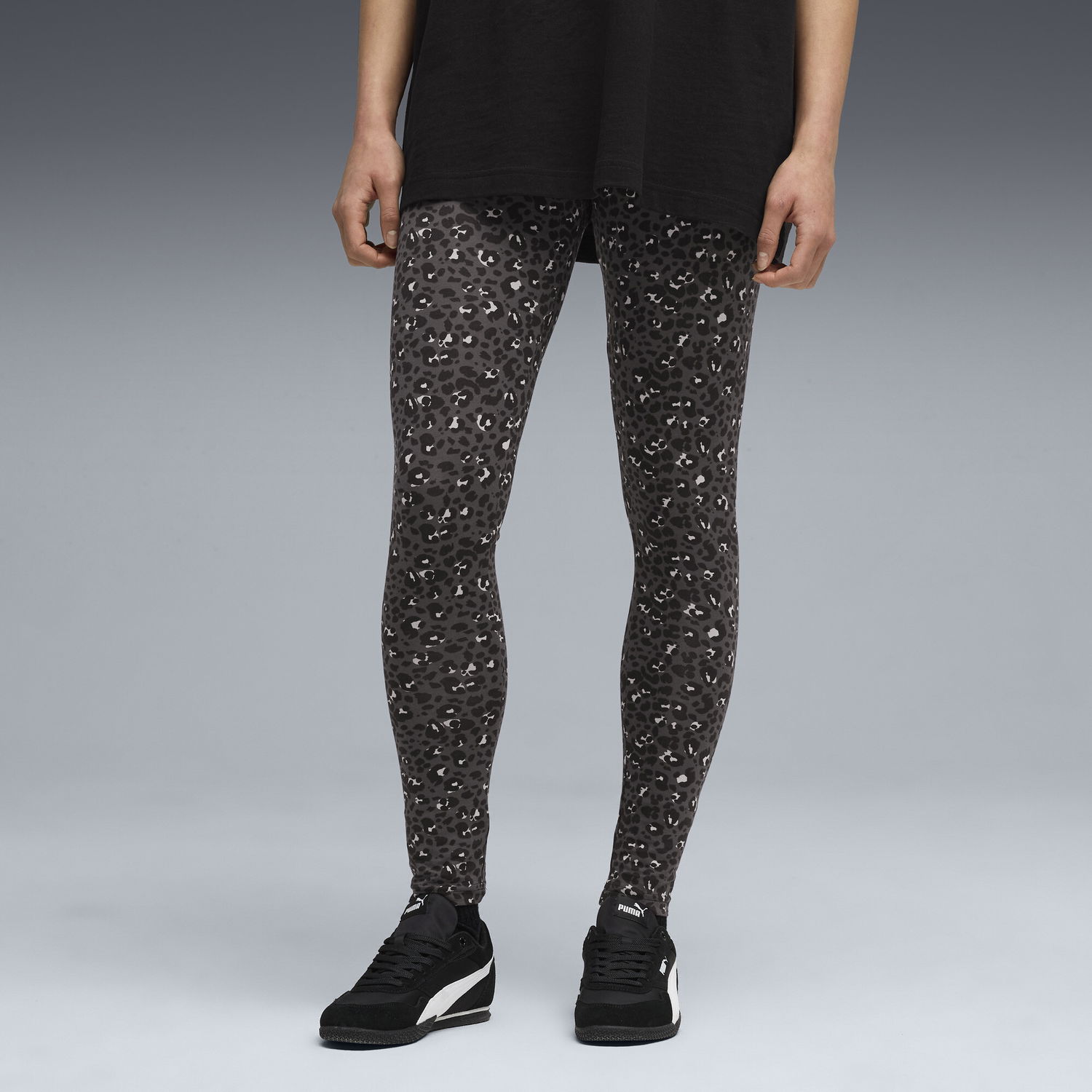 Legíny Puma Essentials Animal Print Leggings Šedá | 688085_01, 1