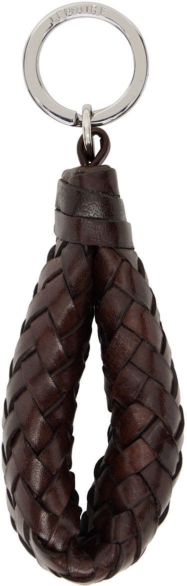 Kľúčenka LEMAIRE Lemaire Chevron Leather Keychain Hnedá | SL0059 LL0110, 0