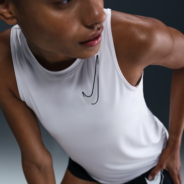 Tielko Nike Nike One Dri-FIT Running Tank Top Biela | HJ2218-100, 4