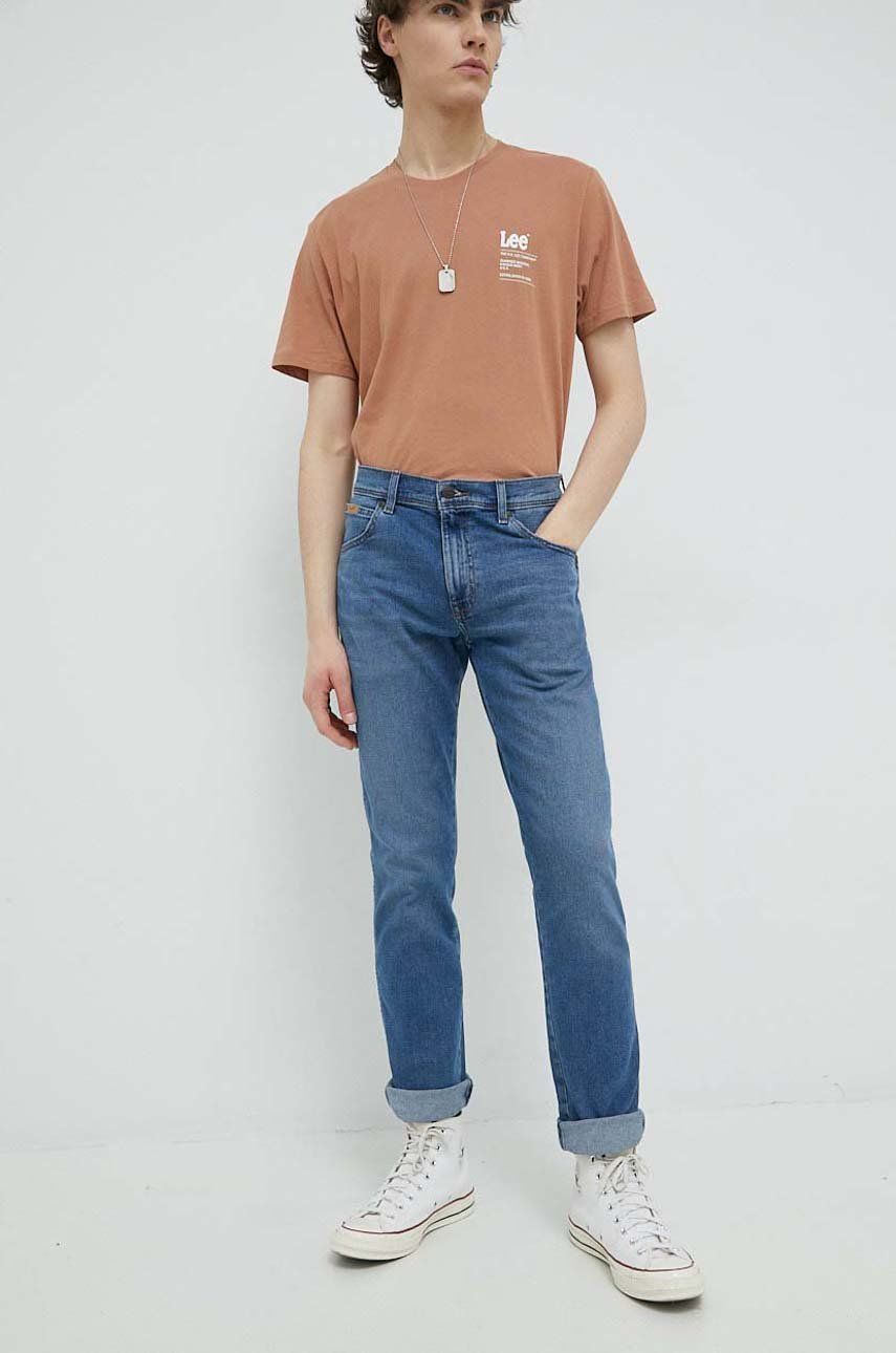 Džínsy Wrangler Texas Slim 822 Navy | W12S84Z89, 0