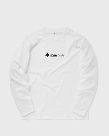 Tričko Snow Peak SOFT COTTON LOGO LONG SLEEVE T-SHIRT Biela | SW-24SU201-WHITE, 0