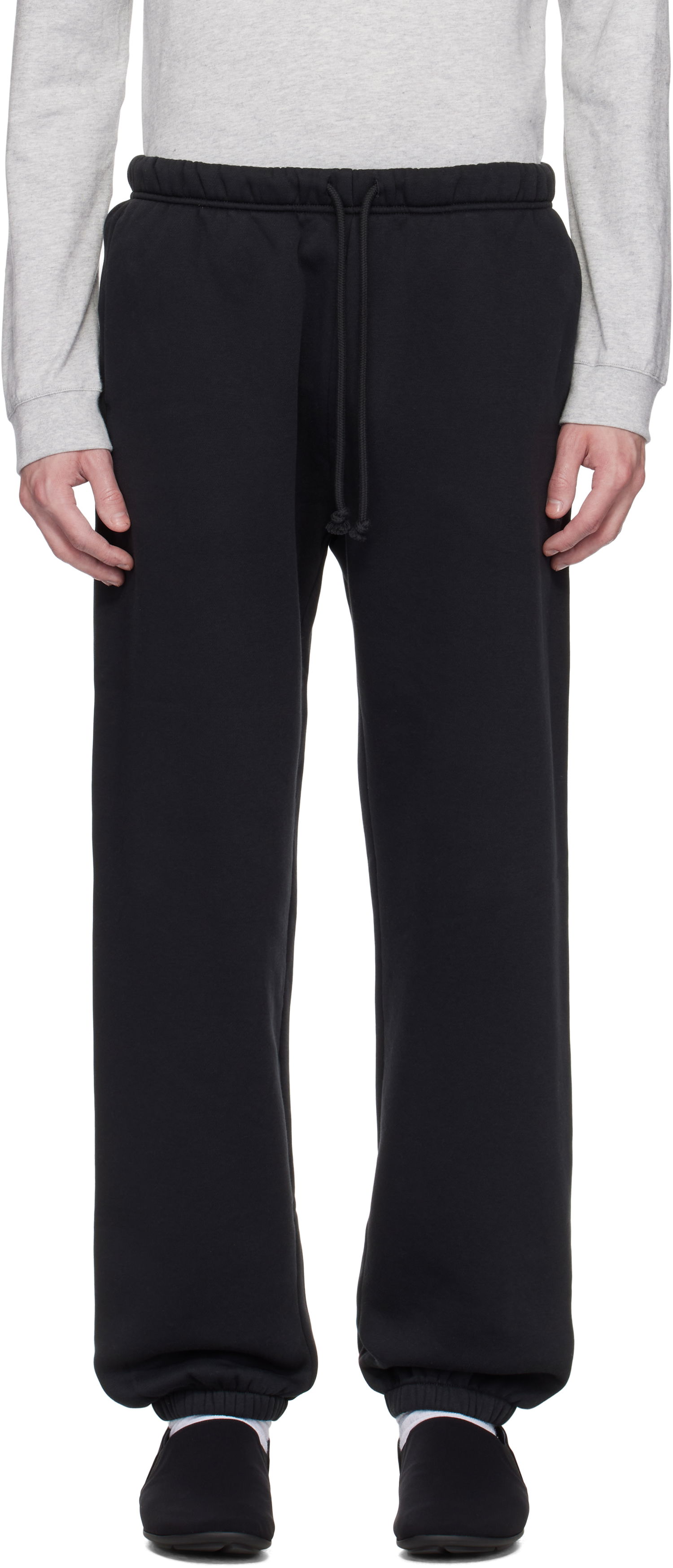 Tepláky SKIMS SKIMS Fleece Lounge Relaxed Sweatpants Čierna | PT-JOG-8451M-WASHED ONYX, 0