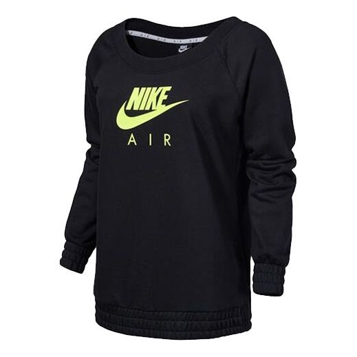Sveter Nike Nike Air Loose Round Neck Pullover Čierna | CU5427-011, 0