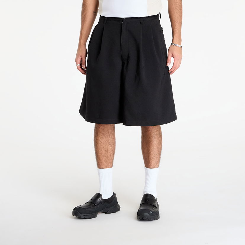 Šortky COMME des GARÇONS Comme des Garçons SHIRT Short Pleated Trousers With Patch Pockets Čierna | FP-P502-W25 Black