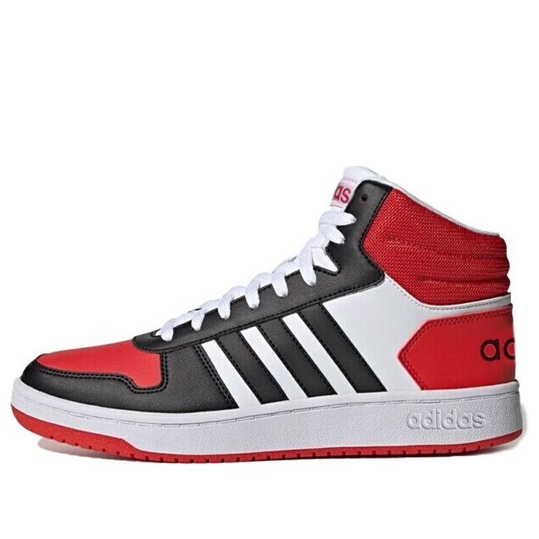 Tenisky a topánky adidas Performance Hoops 2.0 Mid Červená | FV2730