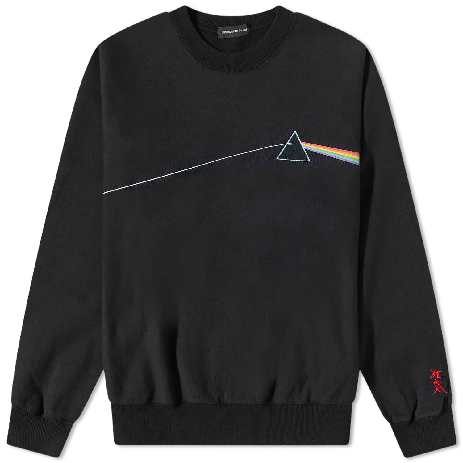 Mikina UNDERCOVER Pink Floyd Crew Sweat Čierna | UC1C4805-2-BLK, 0