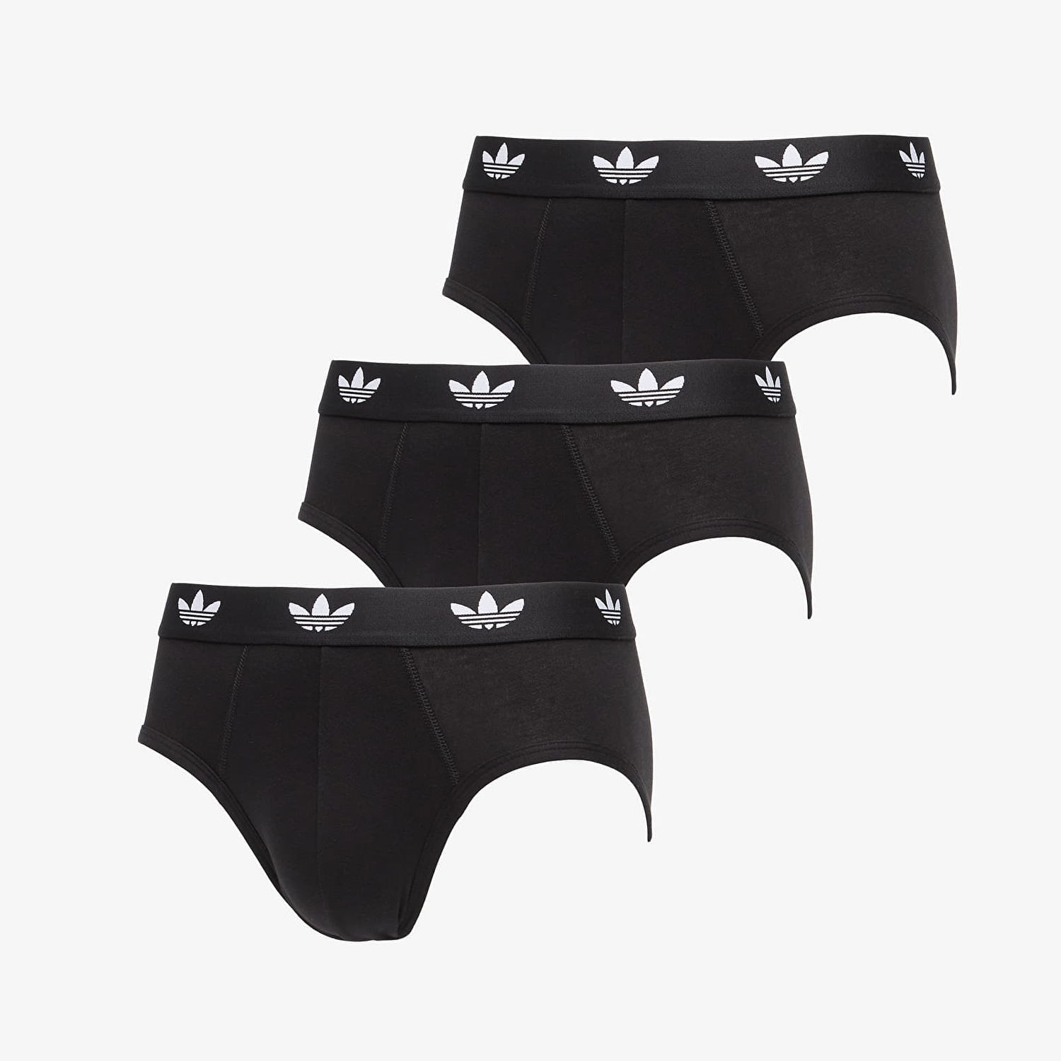 Oblečenie a doplnky adidas Originals Brief 3-Pack Black Čierna | 4AR001-000, 0