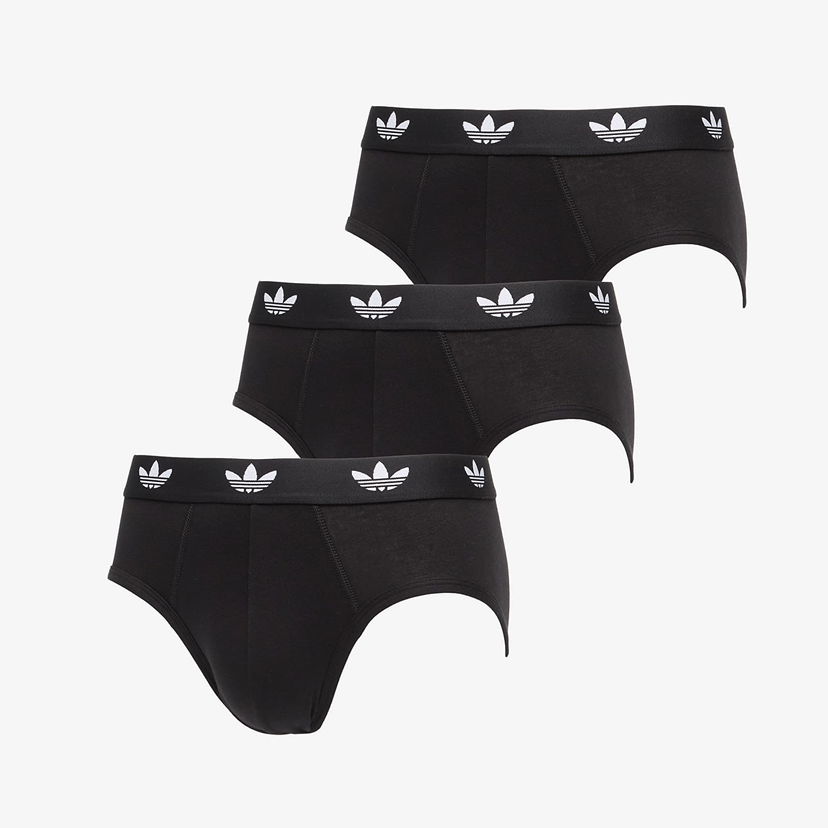 Oblečenie a doplnky adidas Originals Brief 3-Pack Black Čierna | 4AR001-000