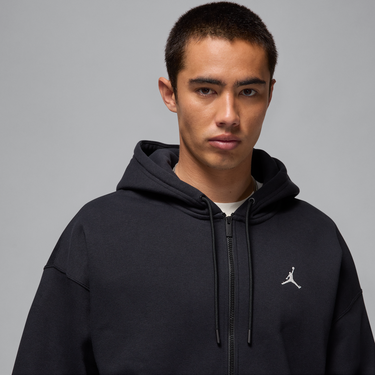 Mikina Jordan Jordan Brooklyn Fleece Full-Zip Hoodie Čierna | IB7231-010, 4