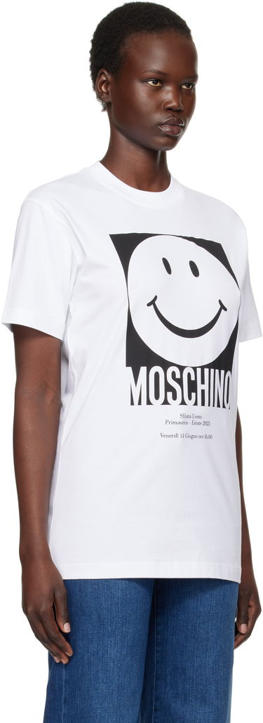 Tričko Moschino Smiley Graphic T-shirt Biela | J071605411001, 1