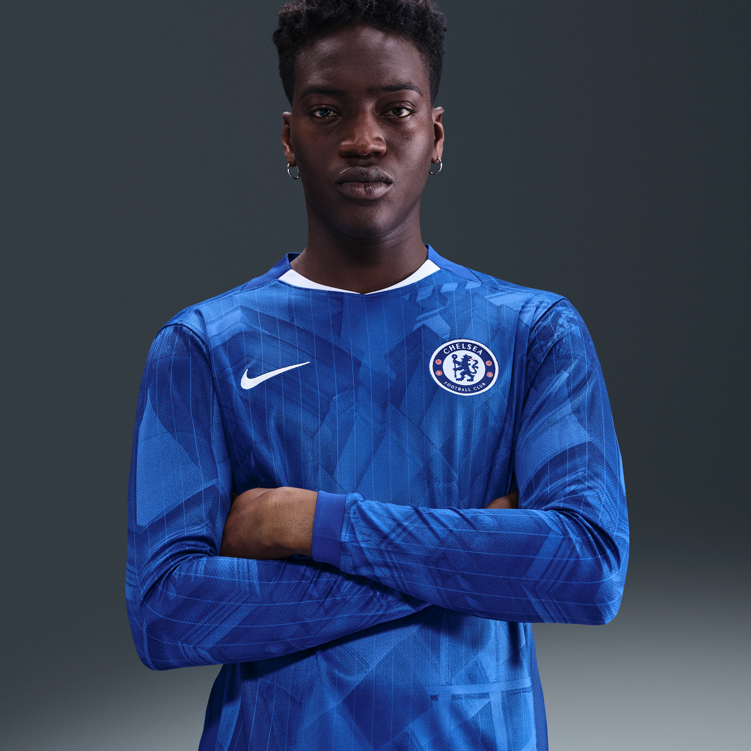 Dres Nike Chelsea FC Stadium 2025/26 Dri-FIT Replica Long Sleeve Jersey Modrá | HV9258-496, 0