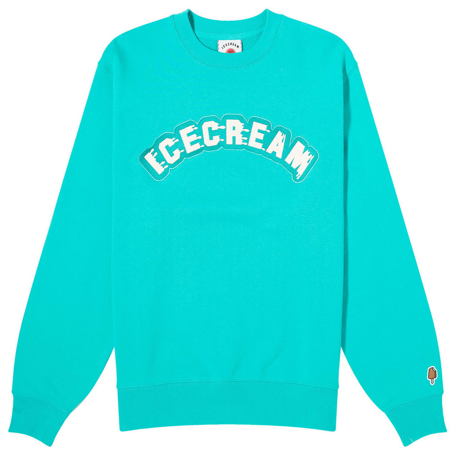 Sveter BBC IceCream Drippy Sweatshirt, Size Small Tyrkysová | IC24224-BL, 1