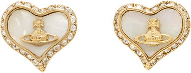 Náušnice Vivienne Westwood Vivienne Westwood Petra Heart Earrings Metalická | 62010074-02R782-, 0