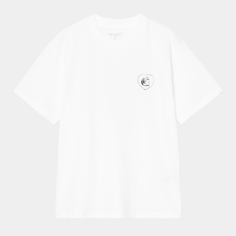 Tričko Carhartt WIP Hearts Of Hartts Short Sleeve T-Shirt Biela | I035477_4