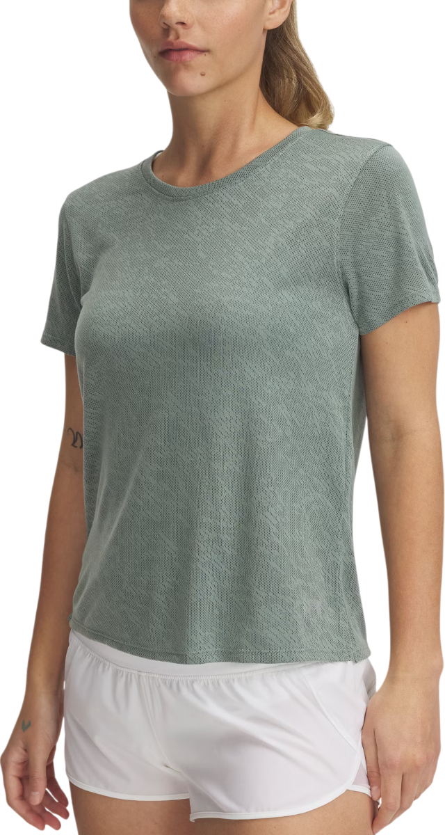 Tričko Under Armour Under Armour UA Launch Camo Short Sleeve T-Shirt Zelené | 1386337-348, 0