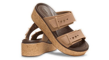 Tenisky a topánky Crocs Brooklyn Cork Buckle Sandals Béžová | 211252-2JJ, 1